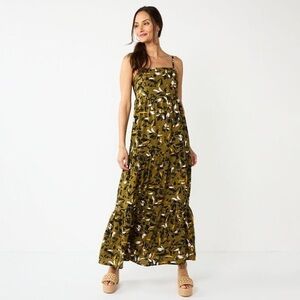 Nine West tiered maxi dress
